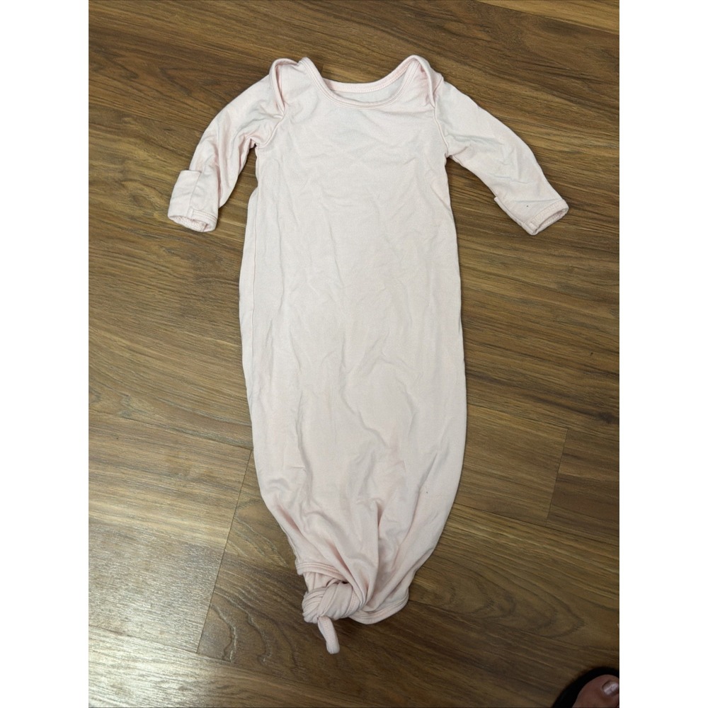 Caden Lane Baby Girls Newborn Pink Sleeper Gown Bunting EUC